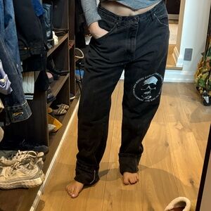 Basket case denim pant